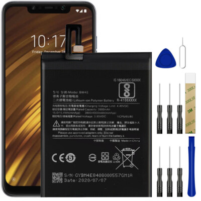 New Battery BM4E Replacement For Xiaomi Pocophone F1 Tool USA