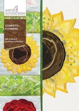 Confetti Flowers Anita Goodesign Embroidery Machine Design CD