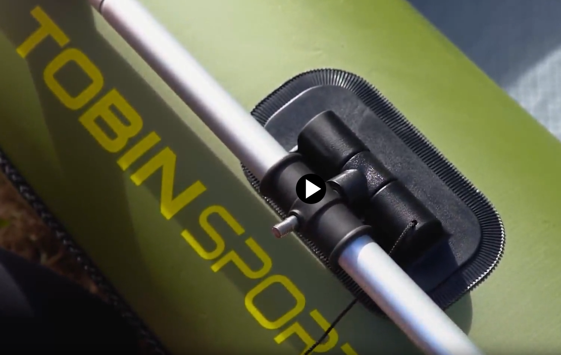 TOBIN SPORTS CANYON PRO INFLATABLE BOAT COMPLETE WITH OARS, PUMP