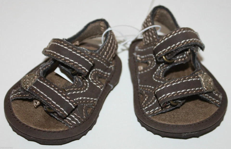 Koala Bebé Niños Niños Lindas 2 Correas Marrón Infantil Sandalias Zapatos Talla 1 Nuevo con Etiquetas Foto 2 de 2