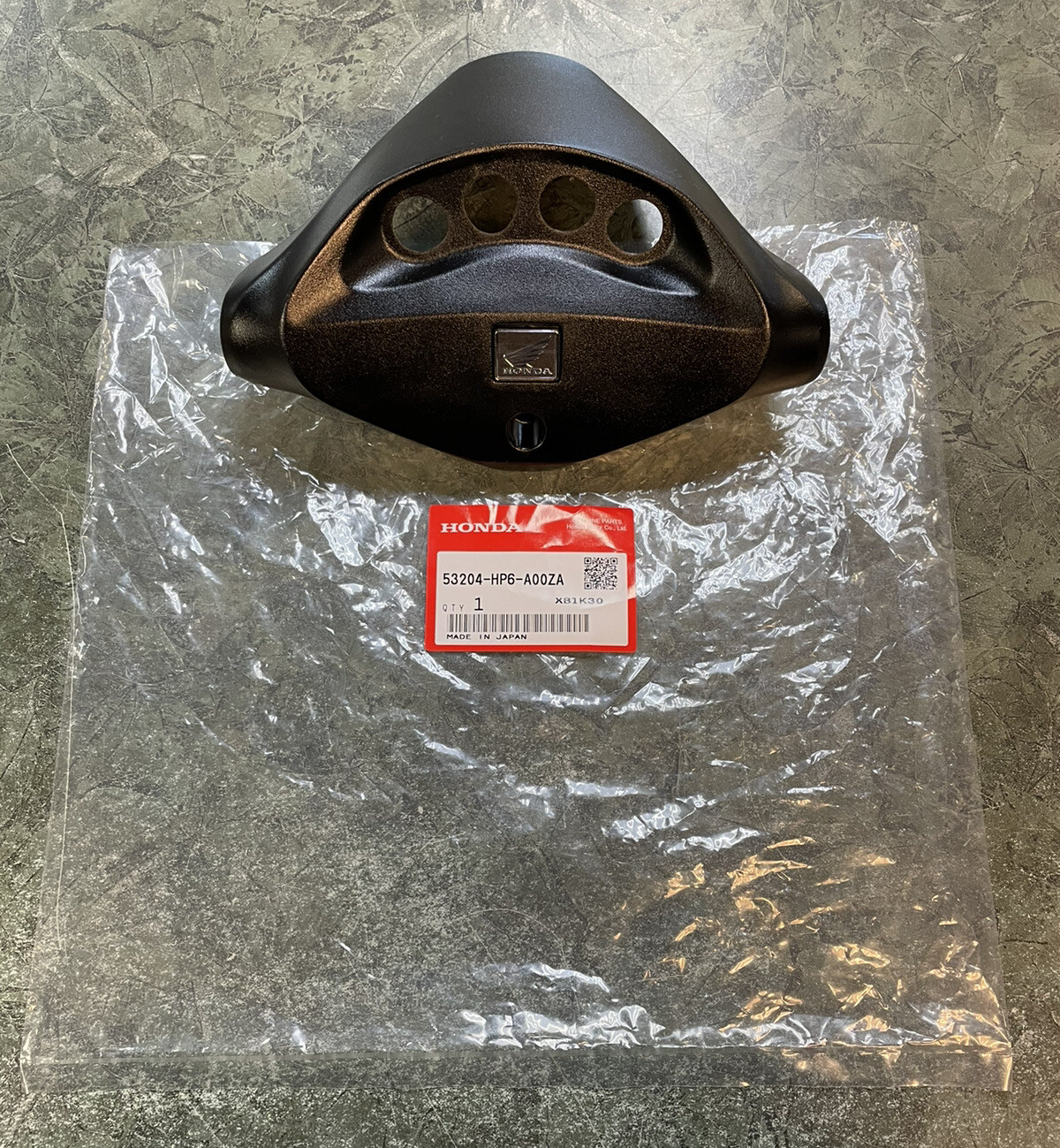 53204-hn1-a40zb Replacement Part HONDA TRX250EX/TRX250X/TRX400X ATV Handlebar Dash Cover - Black, Key Holder (Part #53204-HN1-A40ZB) Atv Accessories Honda - Foto 4