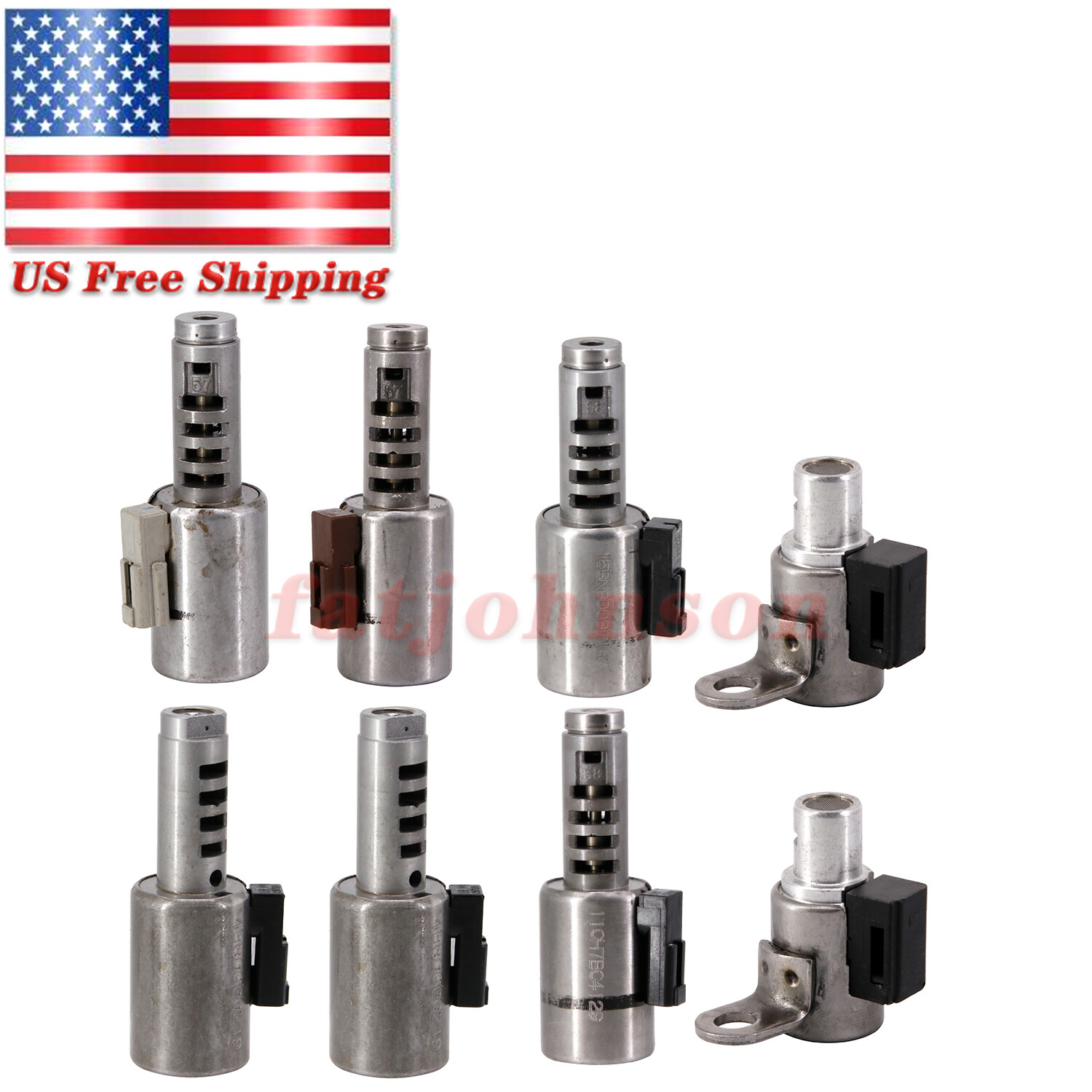 TF80-SC TF81-SC Transmission Solenoids 8Pcs Fits Volvo Fiat Peugeot Renault Saab