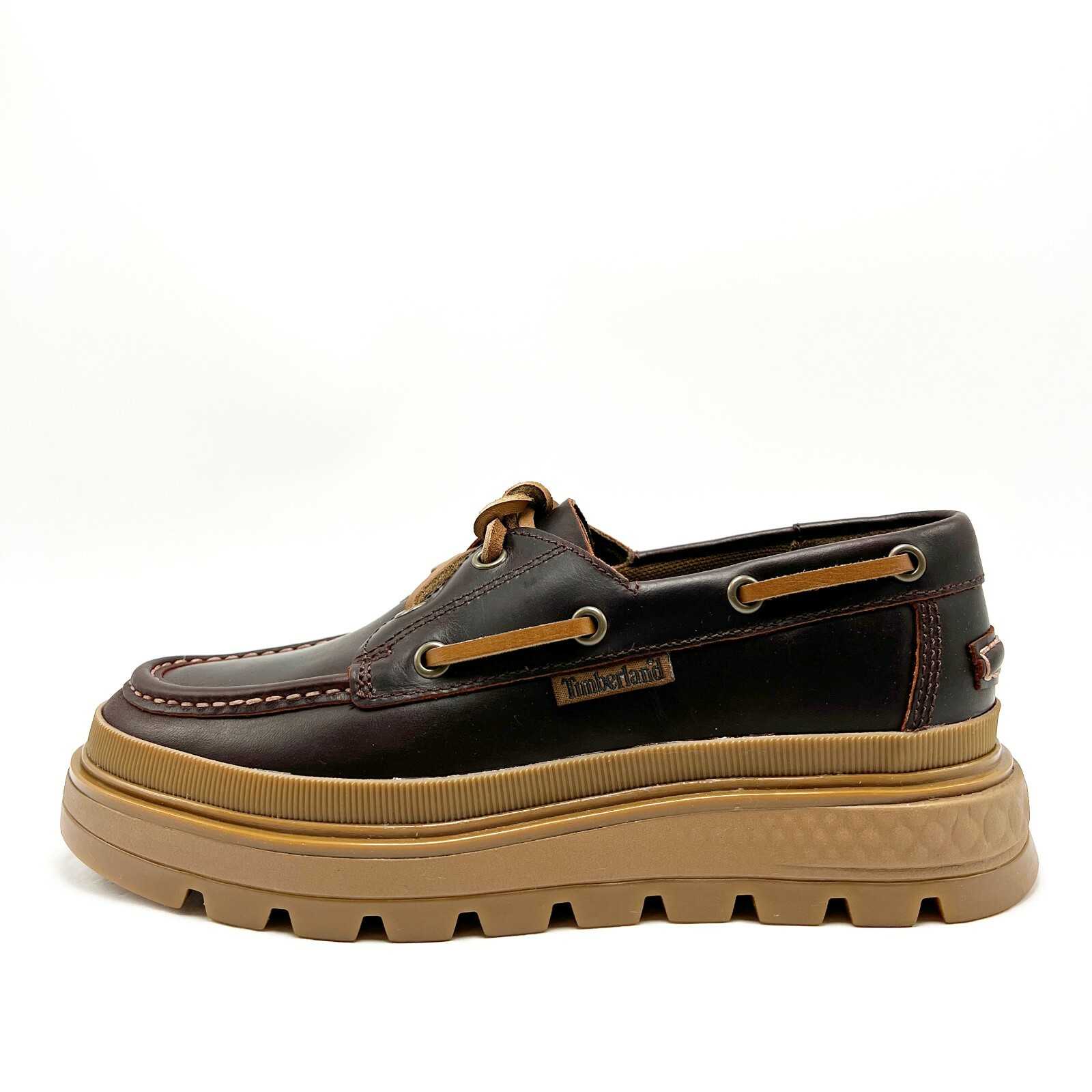 Timberland Women's Ray City EK Leather Platform Boat Shoes - 9M