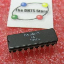 AMP01 PMI OpAmp Operational Amplifier 16-Pin Ceramic - NOS Qty 1