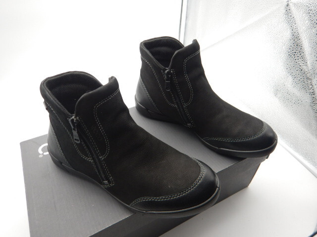 Ecco Crisp ll Damen Stiefelette Stiefel Boots Leder schwarz 38