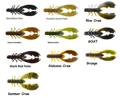 Berkley 3'' Powerbait Chigger Craw Crawfish Bait - Choice of Colors