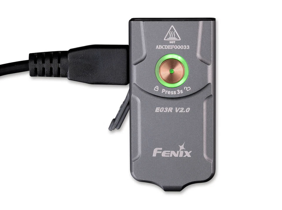 Fenix E03R V2.0 Grey Taschenlampe 500 lm Schlüsselbundlampe Lampe ✔️ 09FN1061 - Bild 3 von 4