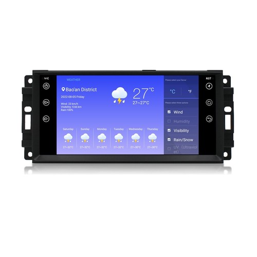4+32G Android 12 Car Radio GPS Navigation For Jeep Grand Cherokee 2008 2009 2010 - Picture 7 of 23