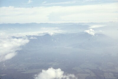 Vintage Photo Slide  Japan August 1957  Mt Fuji  View Atop  Fuji Below #8
