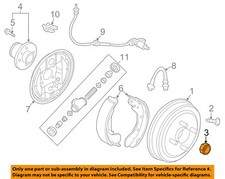 GM OEM 04-15 Aveo Rear Suspension Brake Components-Lock Nut 94515438