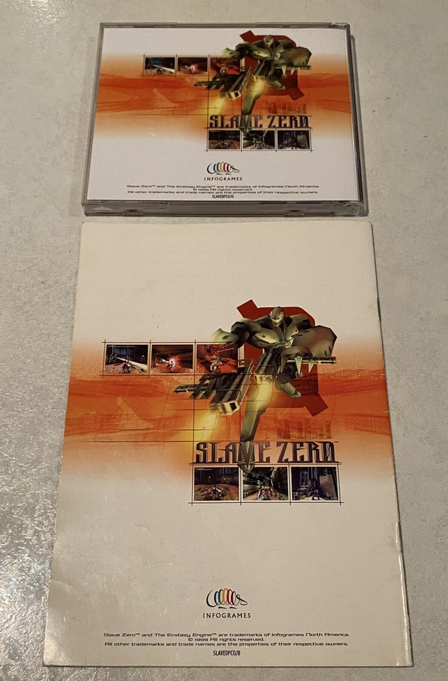Slave Zero - Infogrames - 1999 PC Game CD ROM Game - With Manual - Tested - Image 3 of 3