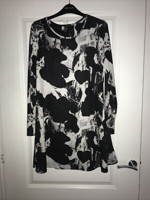 River Island Long Sleeve Skater Dress Size 12 UK