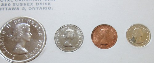 1960 Canada Silver PL YEAR Set. UNC COINS (RJ) - Picture 8 of 8