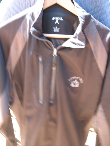 ANTIGUA GOLF PULLOVER QUARTER ZIP TUMWATER VALLEY LARGE BLACK PREOWNED FREE SHIP - Picture 13 of 18