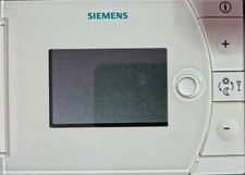 SIEMENS Ingenuity for life - Termostato de ambiente con interruptor de 7 dias y LCD, AV 230 V RDE100