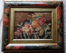 Petit Point Bild Stillleben