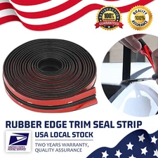 3M T-Shape High Quality Rubber Car Windshield Edge Seal Strip 10feet Black NEW