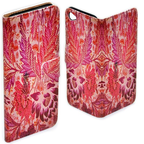 Para Serie OPPO - Patrón Batik Tema Impresión Billetera Teléfono Móvil Estuche Cubierta #3 - Imagen 3 de 10