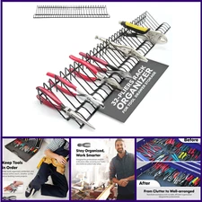 Pliers Rack for Tool Drawer Storage, Holds 32 Tools, Steel Frame, Triple-Coated