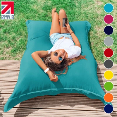 Squarbie Bean Bag - Outdoor Garden Water Resistant Lounger Chair rucomfy Beanbag - Image 1 of 4