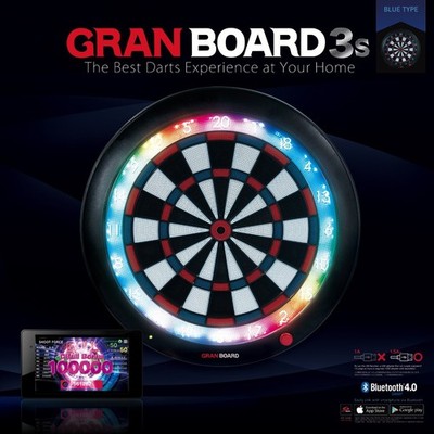 GranBoard 3s Black/Blue Softdart Online Dartscheibe Elektronik Dartboard E-Dart