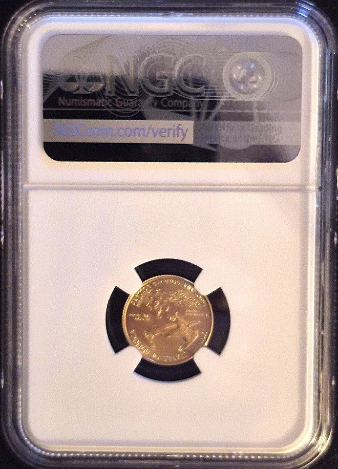 2015-P MS69 $5 GOLD AMERICAN EAGLE NGC CERT - Image 2 of 2