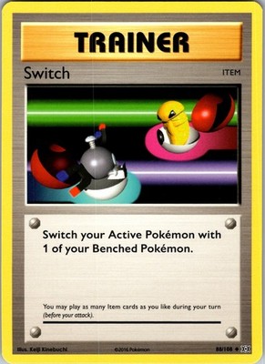 Switch 88/108 Uncommon Regular XY - Evolutions NM/LP