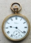 NO RESRV 1925 WALTHAM Gold Plated Filled Pocket Watch Vintage Antique Scrap Gold
