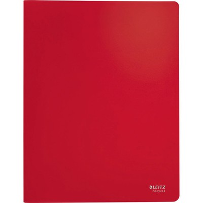 LEITZ Sichtbuch Recycle, A4, PP, mit 40 Hüllen, rot 1 bis 40 Stk SPARE 62%