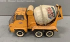 Tonka Vintage Yellow Pressed Steel Cement Mixer 6 Wheel Toy Truck