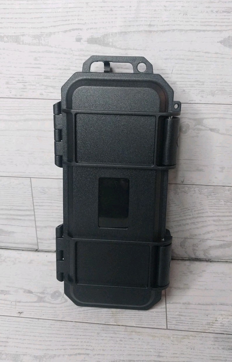 Pocket Knife Storage Case Foam Padded Hard Generic Black  6" X 2" 