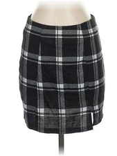 Justify Women Black Casual Skirt S