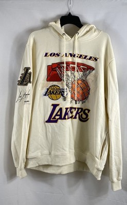 Pro Standard Men's Los Angeles Lakers Cream Graphic Pullover Hoodie Patches XL
