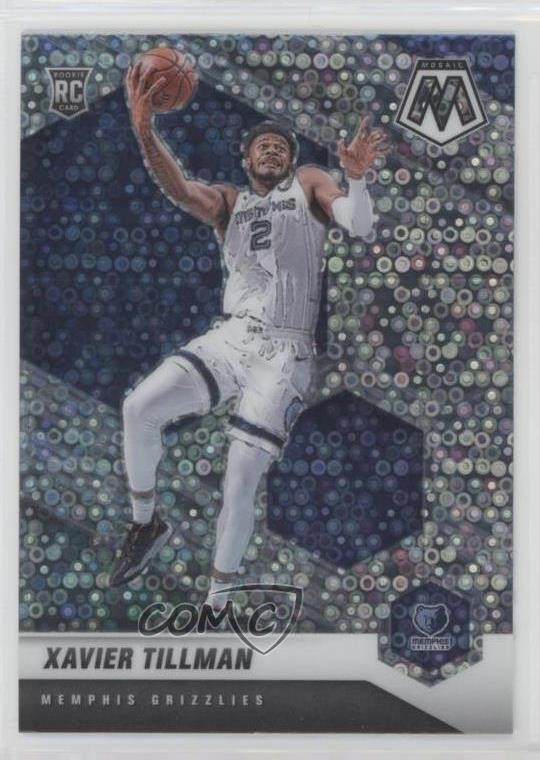 2020-21 Panini Mosaic Rookie Fast Break Silver Prizm Xavier Tillman #213 0g4t