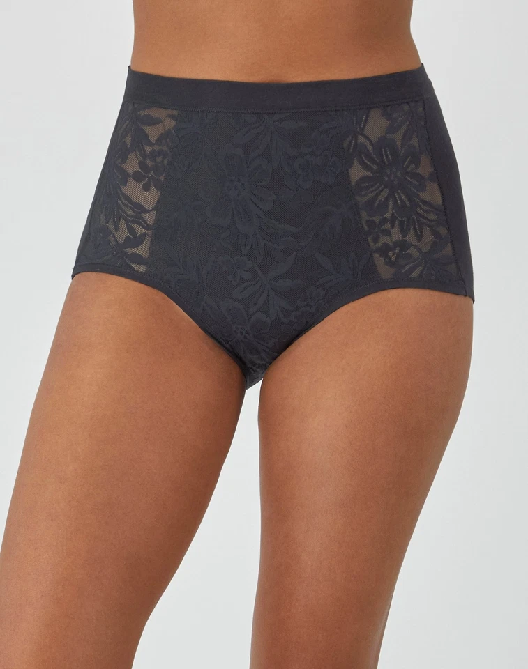 Bali Breathe Cotton Modal Lace High Rise Brief Women's