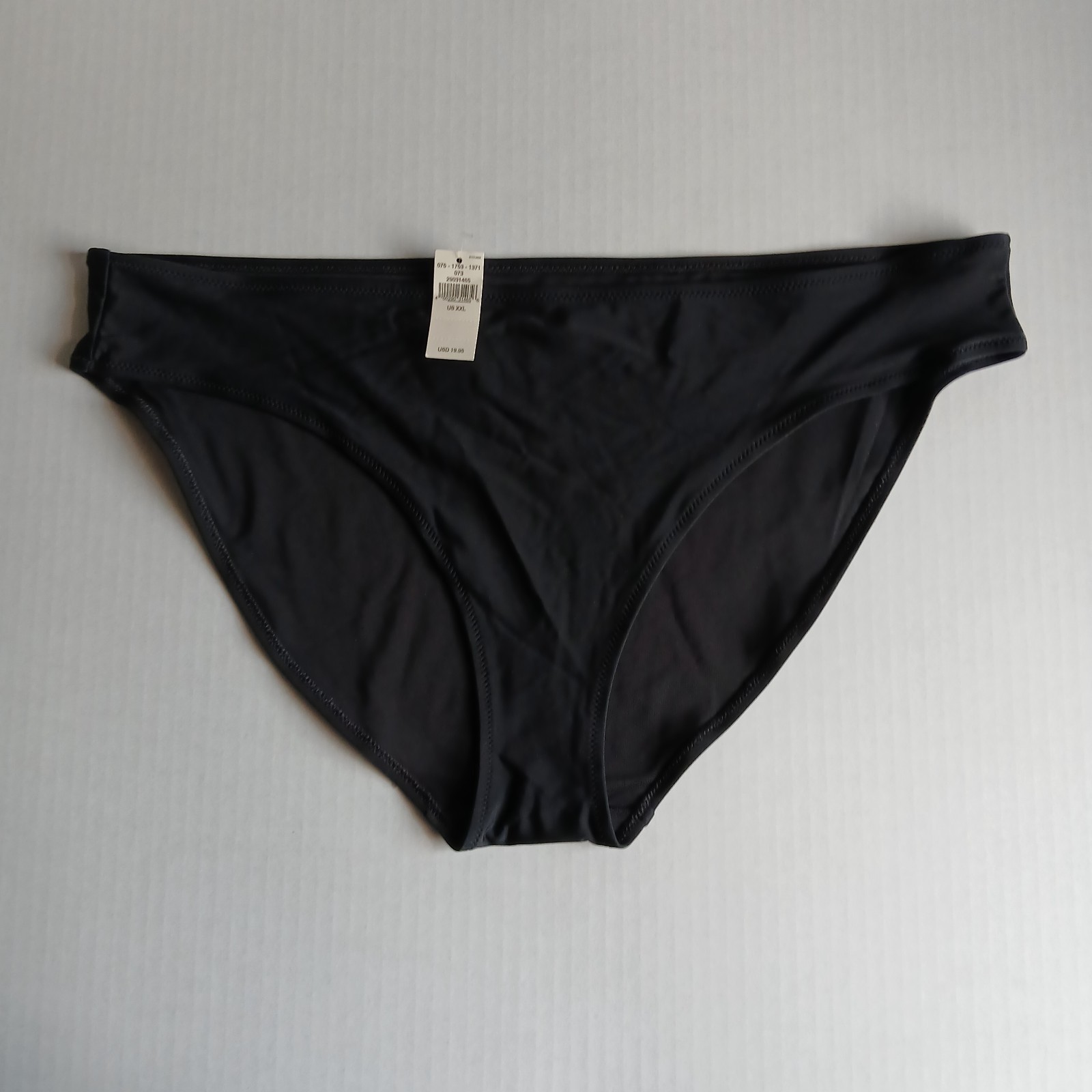 Aerie Bikini Bottom XXL Black Solid Classic Fit Swim Bottom NWT
