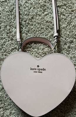 Limited Edition Kate Spade New York Love Shack Heart Leather Crossbody in Pink