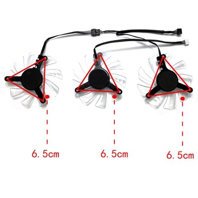 85MM for PALIT RTX3090 3080ti 3080 3070ti 3070 GameRock Cooling Fan Graphic Card