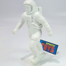 Vtg Louis Marx ASTRONAUT figure NASA Apollo moon landing toy 1970 white MCMLXX
