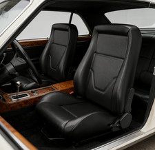 Universal Classic Obs Style Seats 2 Pcs Low Back Bucket Seats W Dual Sliders