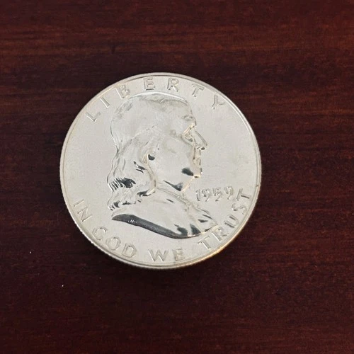 1959 P Ben Franklin SILVER Half Dollar Proof Coin