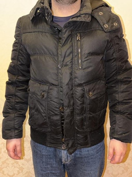 Men Bogner Puffer Jacket Black 38 / M / 46