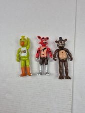 Five Nights at Freddy's Action Figures Lot FNAF Light Up Toys Chica Foxy Freddy