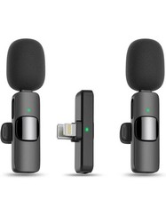 MAYBESTA Wireless Lavalier Microphone for iPhone, iPad, Android - Bluetooth Lape