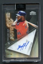 Yordan Alvarez 2020 Topps Chrome Black Super Futures Autos  #SFA-YA /99 RC