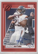 2024 Panini Zenith Rookies Red Red Zone Auto 11/49 Audric Estime #106 Auto 1o0s