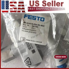 US FREE TAX New Festo VN-14-H-T4-PI4-VI5-RO2 547705 Vacuum Generator