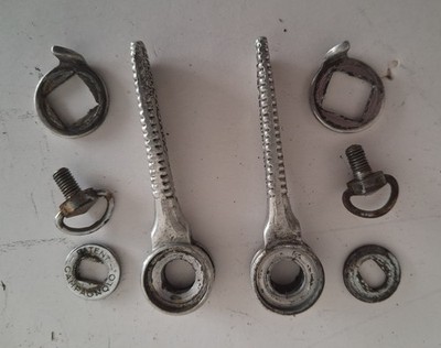 Paar Schalthebel CAMPAGNOLO Vintage - Rahmengriffe - Direktbefestigung