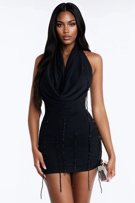 knee length dresses for ladies Studded Mirage Mini Dress | Jaded London