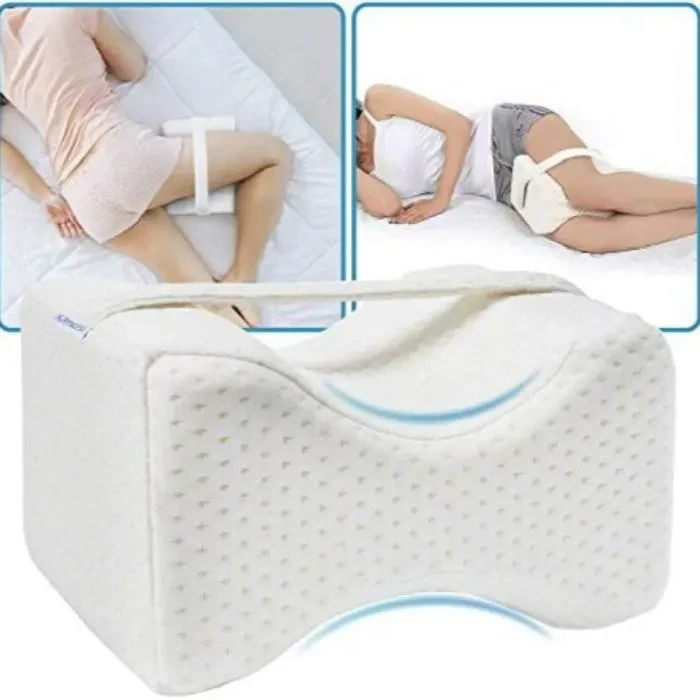 Mousse à mémoire de forme pour oreiller de genou et soulagement de la sciatique
